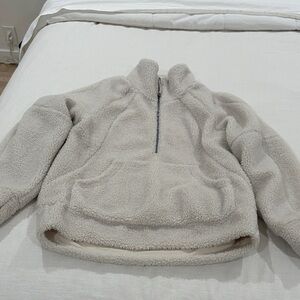 Lululemon Athletica Cream Fleece Hoodie